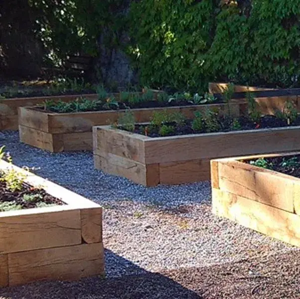 carres potager en traverse