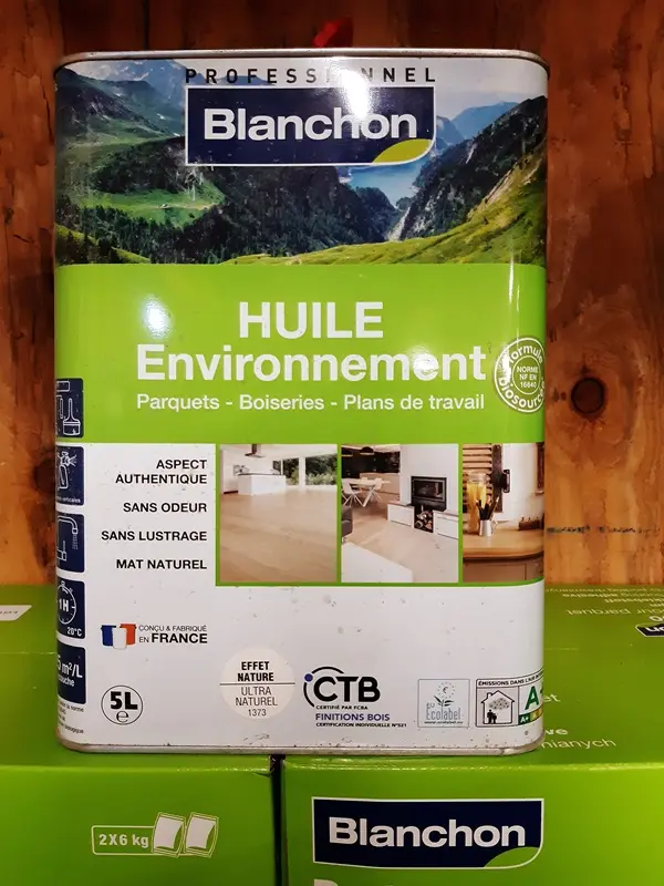 huile de finition pour parquet Blanchon (en bidon)